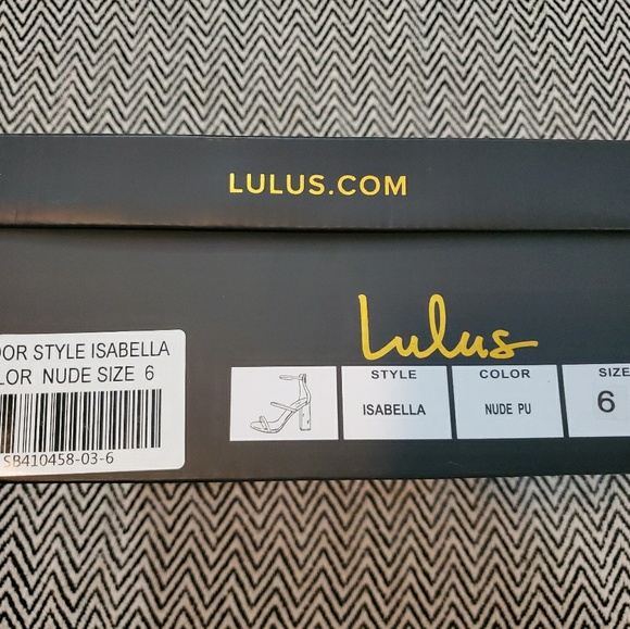 Lulus Isabella Nude heels - Picture 6 of 8